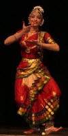 Classical Indian dancer