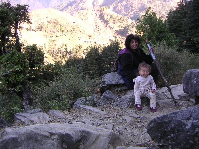 Jyoti and Mridul on path to Baal.