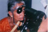 Woman having vision test