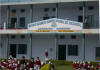 Kids and school sign