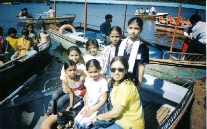 Children in boat