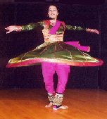 Dancer twirling