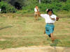 Girl in midair